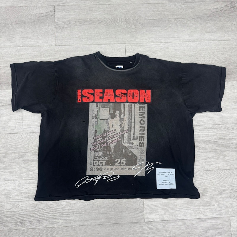 HMDD Hidden Season Chim Season T-Shirt Vintage Black