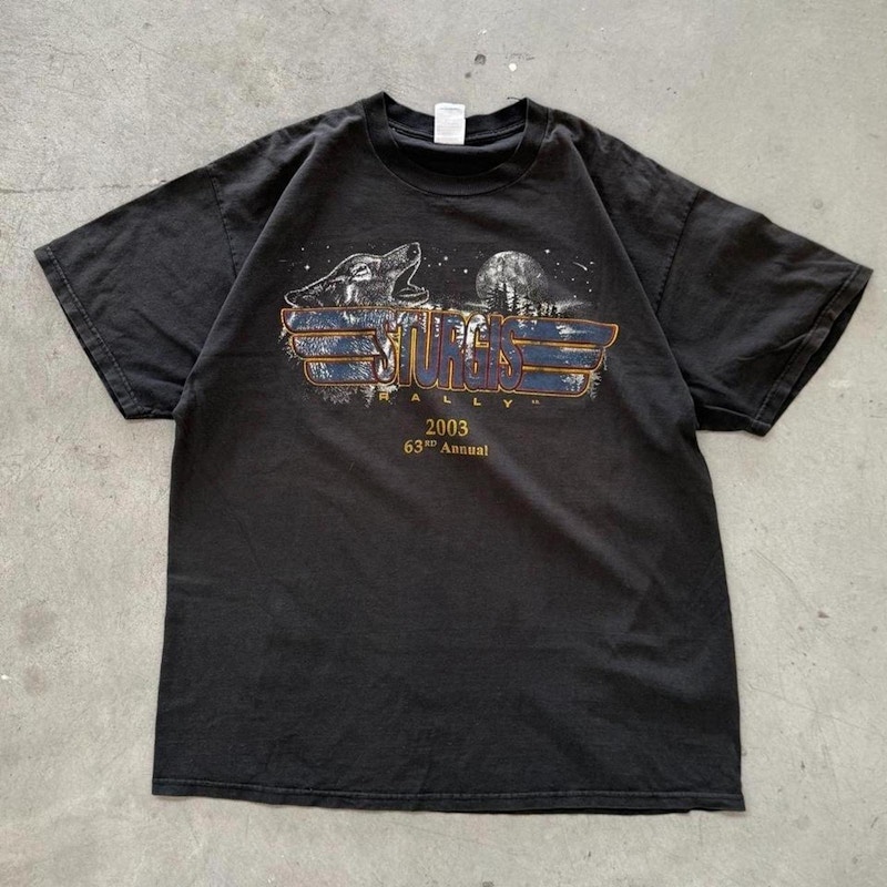 Vintage Sturgis Rally 2003 63rd Annual T-Shirt Black