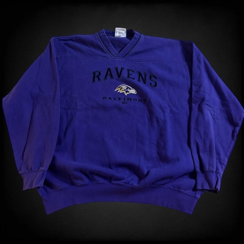 Vintage NFL Baltimore Ravens Sweatshirt Purple