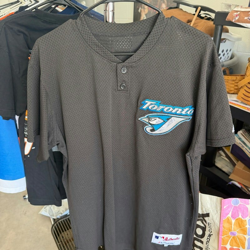 Majestic Toronto Blue Jays Batting Practice Jersey Black