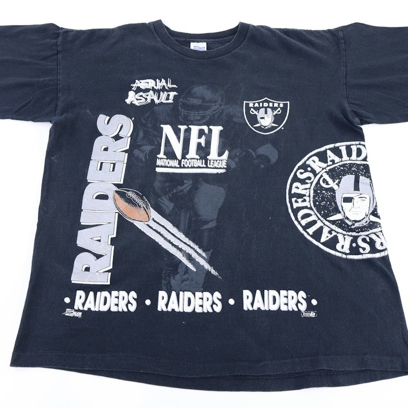 Salem Sportswear 90's NFL Los Angeles Raiders Football T-Shirt