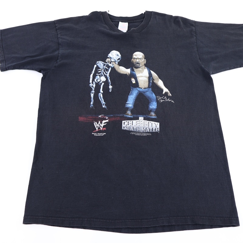 1998 WWF Celebrity Deathmatch Stone Cold T-Shirt