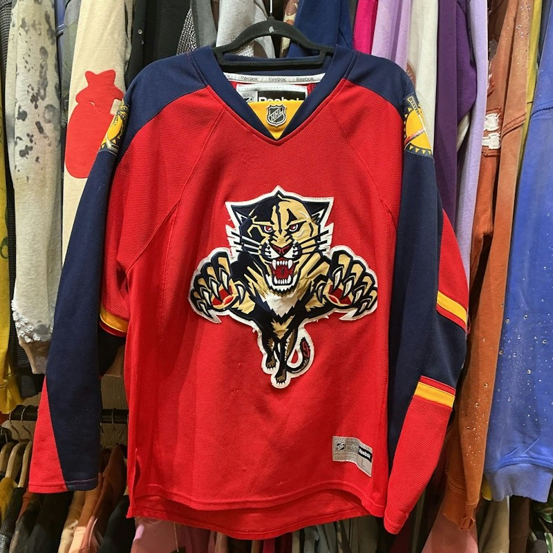 Reebok Florida Panthers Home Jersey Red
