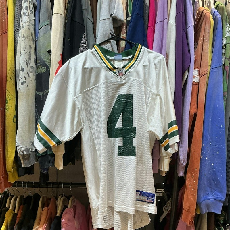 Green Bay Packers Brett Favre #4 Jersey White