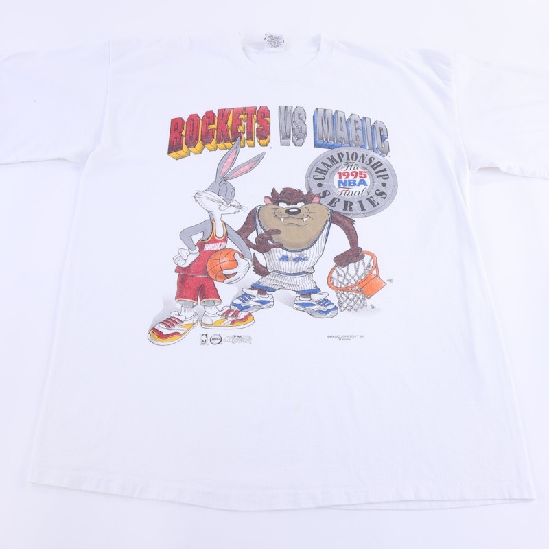 1995 Looney Tunes Rocket Vs Magic Championship Series T-shirt