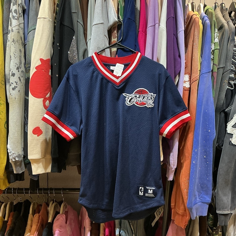 Mitchell & Ness Cleveland Cavaliers Jersey Navy Blue