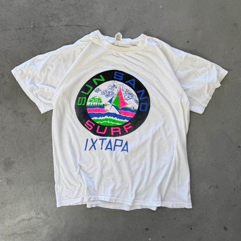 Vintage Surf Ixtapa T-Shirt White