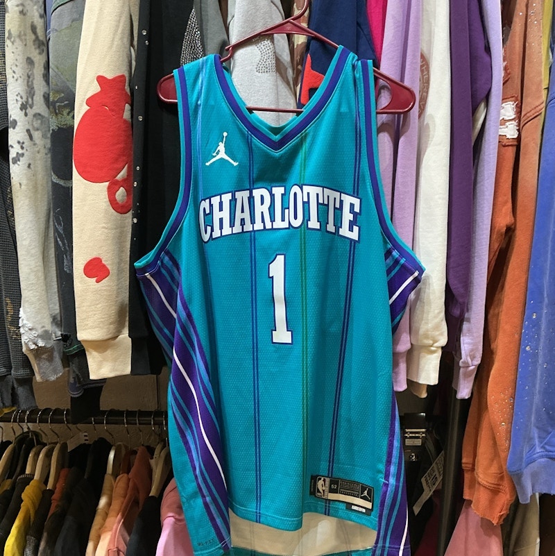 Jordan Charlotte Hornets LaMelo Ball Classic Edition Swingman Jersey Teal