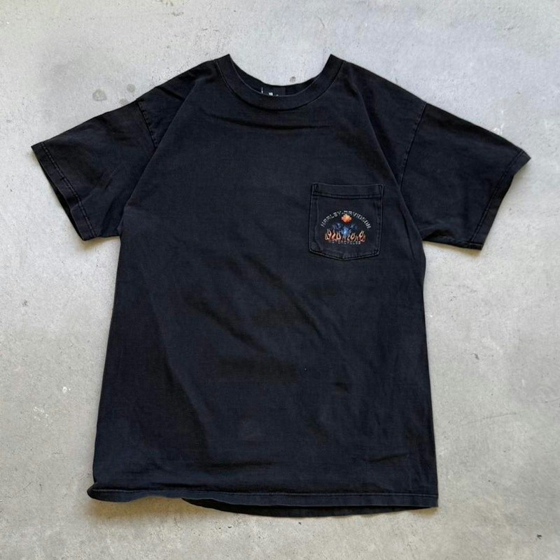 Vintage Harley-Davidson Frontier 15th Anniversary T-Shirt Black