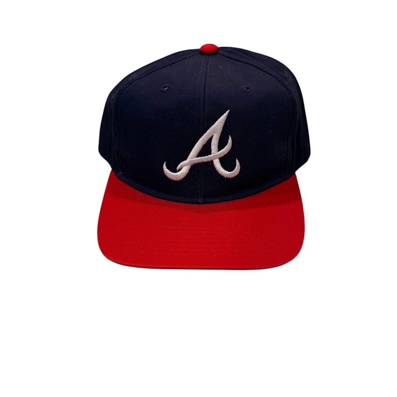 G Cap Atlanta Braves Snapback Cap Navy Red