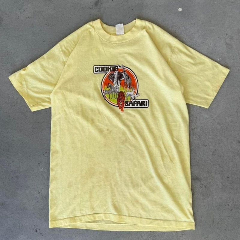Lee Vintage Cookie Safari Graphic T-Shirt Yellow