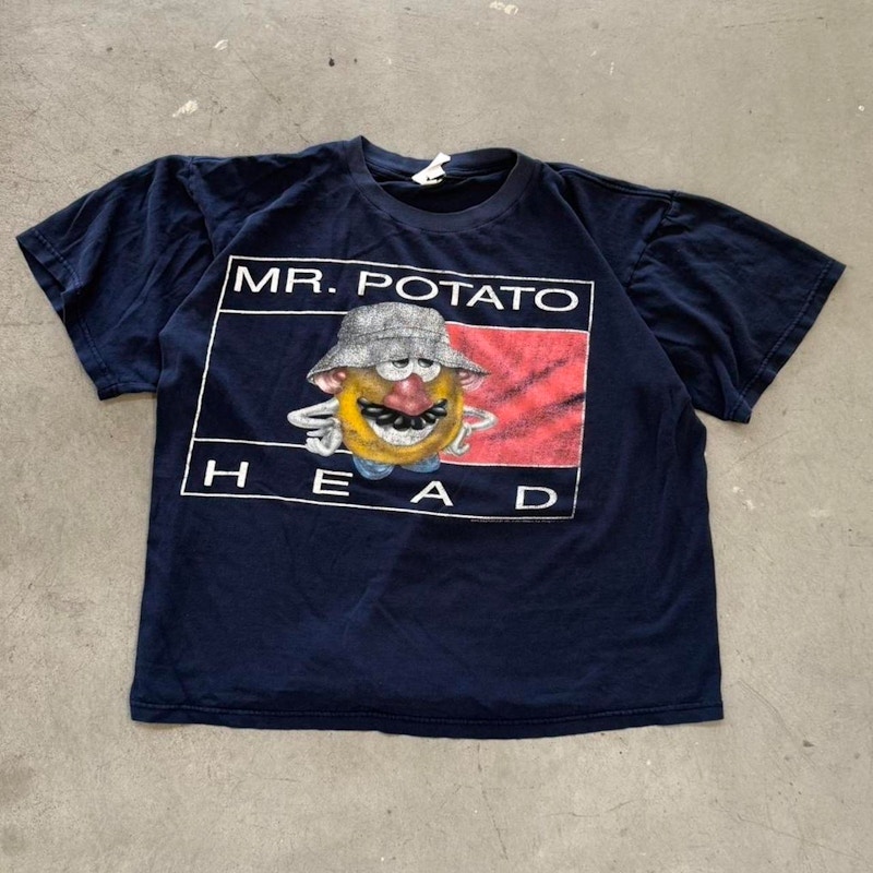Vintage Hasbro Mr. Potato Head Graphic T-Shirt Navy