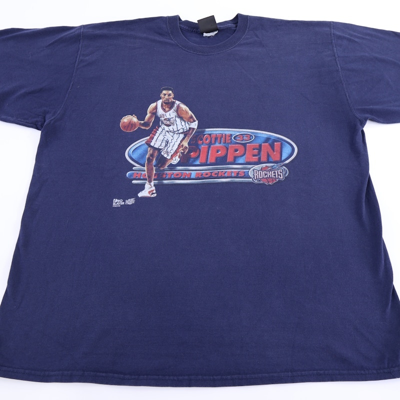 Pro Player 90's Scottie Pippen Houston Rockets Basketball T-shirt
