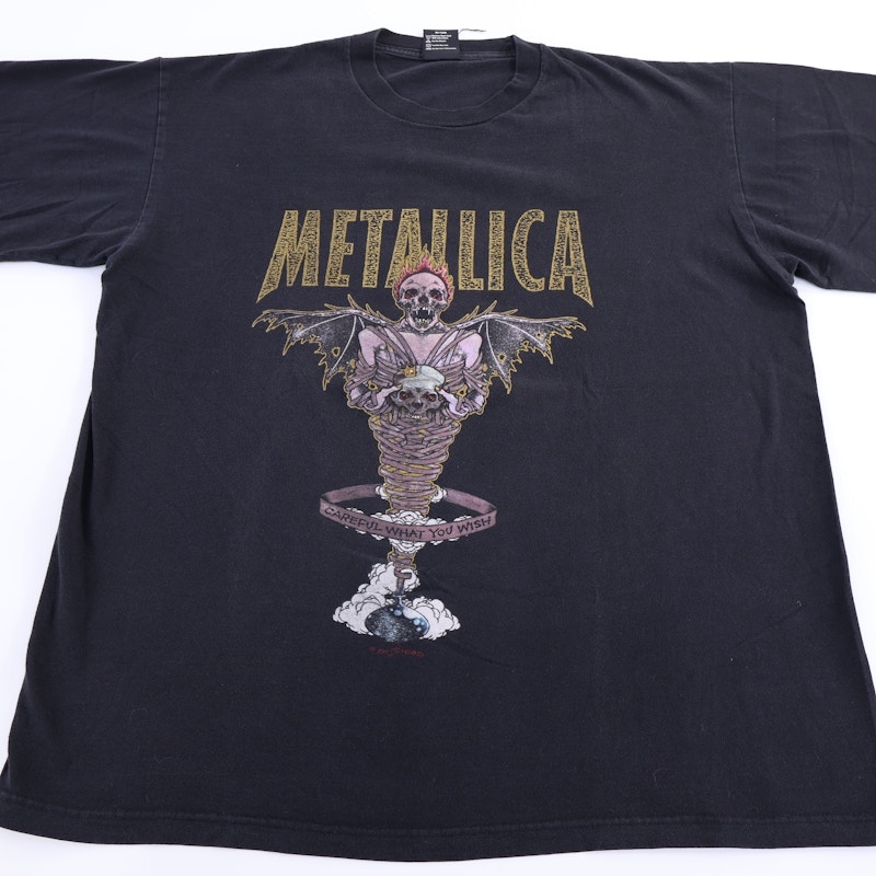 Giant Metallica Band T-shirt Black