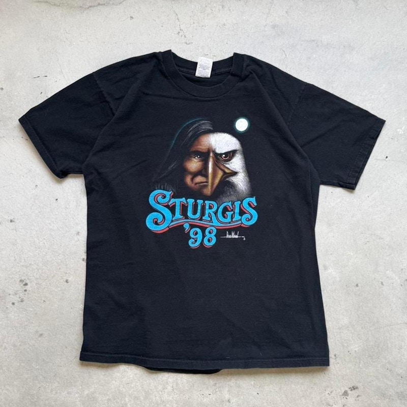 Vintage Biker Sturgis '98 T-Shirt Black