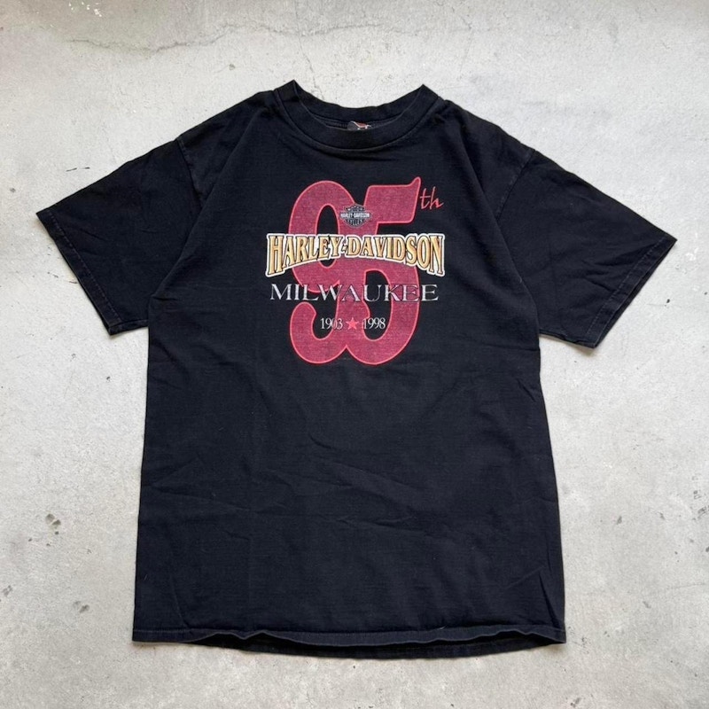 Vintage Harley-Davidson 95th Anniversary Milwaukee T-Shirt Black