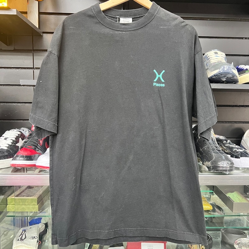 Vetements Pisces Zodiac T-Shirt Black