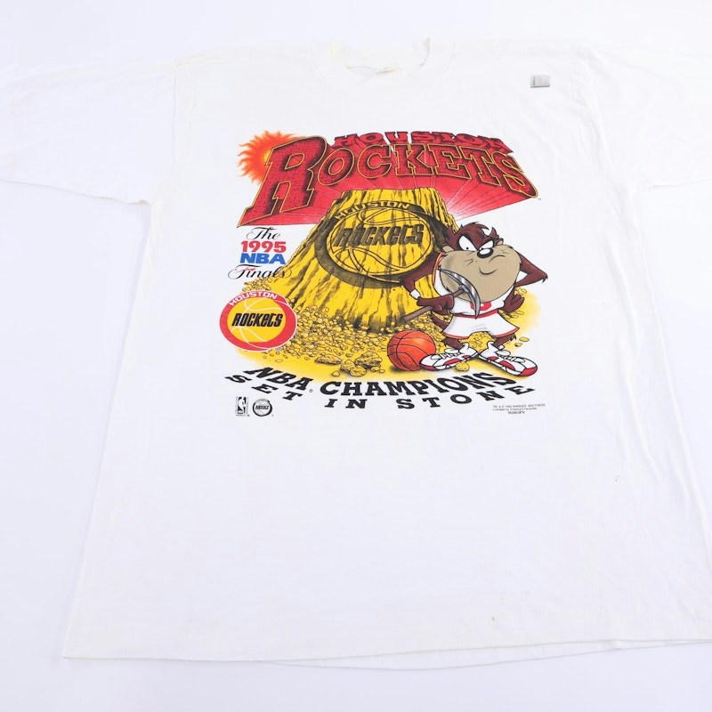1995 Houston Rockets Basketball NBA World Champions T-shirt