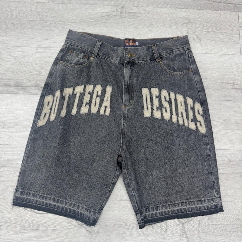 Bottega Desires Denim Shorts Black