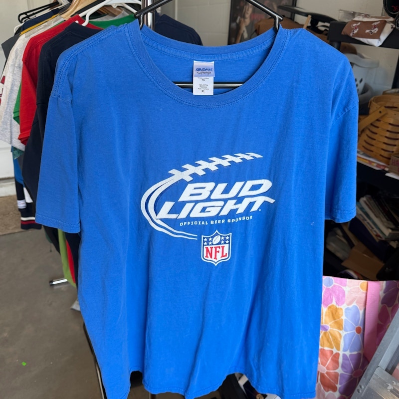 Bud Light Official Beer Sponsor NFL T-Shirt