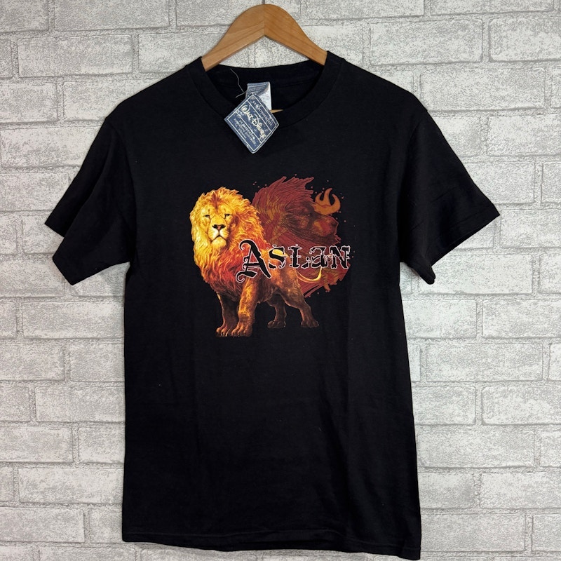 Vintage Disney The Chronicles Of Narnia Aslan 2000s T-Shirt Black