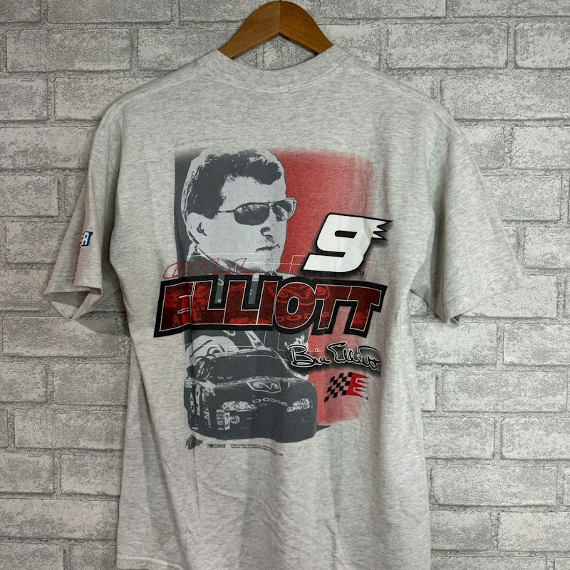 Vintage Winners Circle Bill Elliott NASCAR 2003 T-Shirt Grey