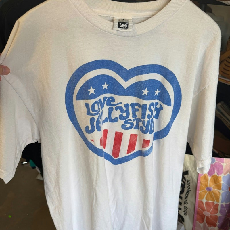 Vintage Lee Jellyfish Spilt Milk Tour '93 T-Shirt White