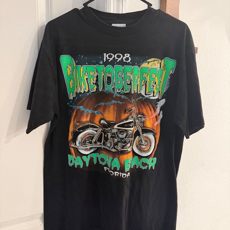 Vintage Tour Champ 1998 Biketoberfest Daytona Beach T-Shirt