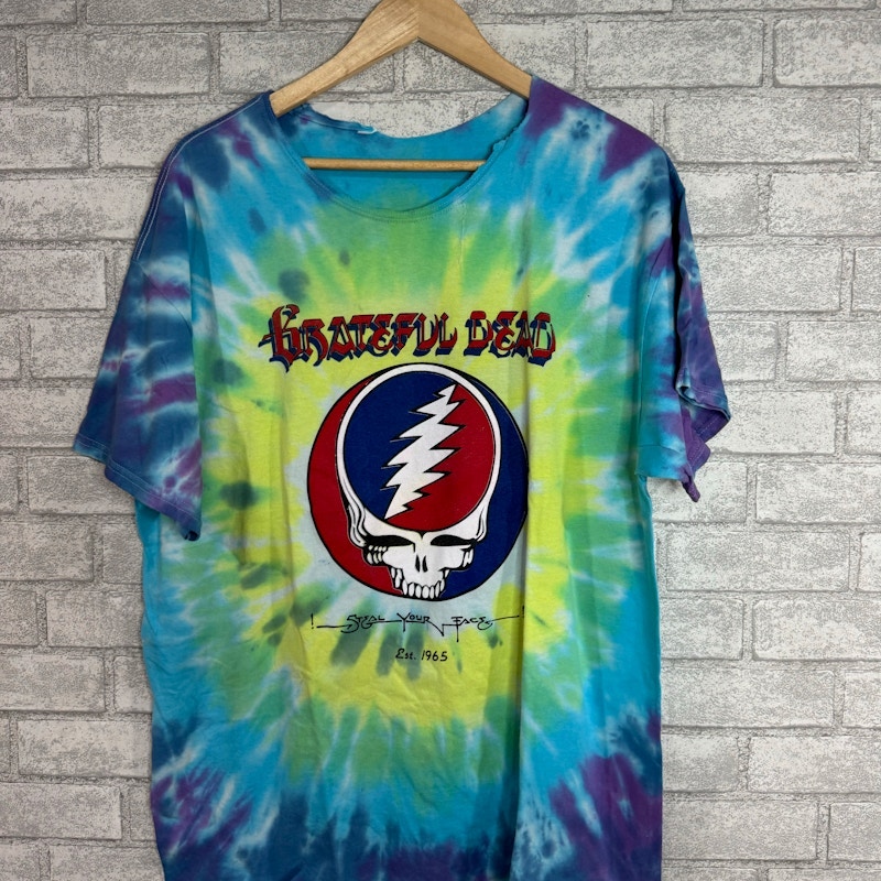 Vintage Grateful Dead Chopped 90s T-Shirt Tie Dye