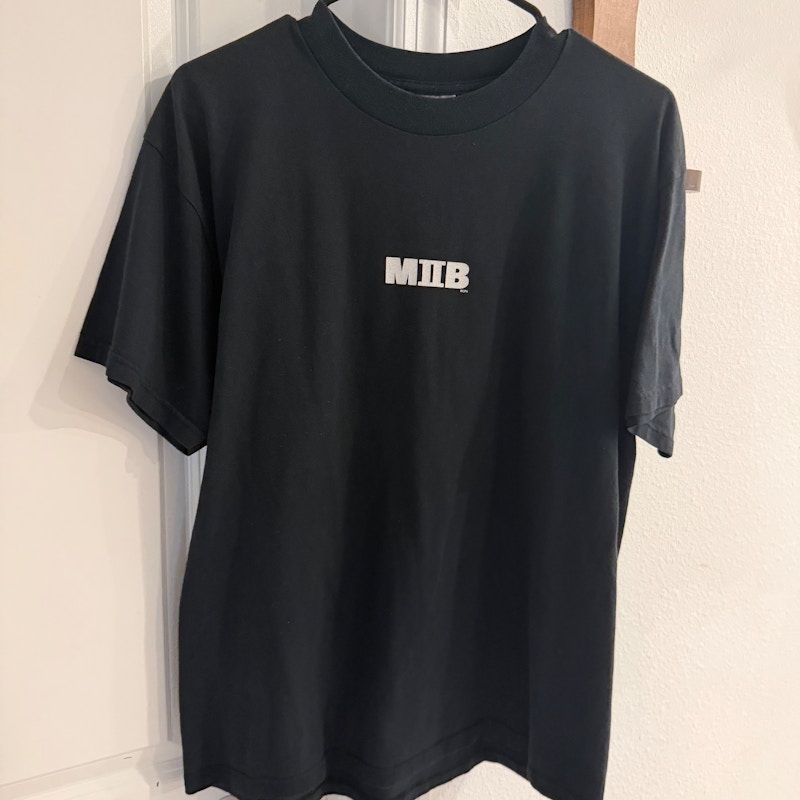 Vintage Fruit of the Loom MIB Back in Black T-Shirt