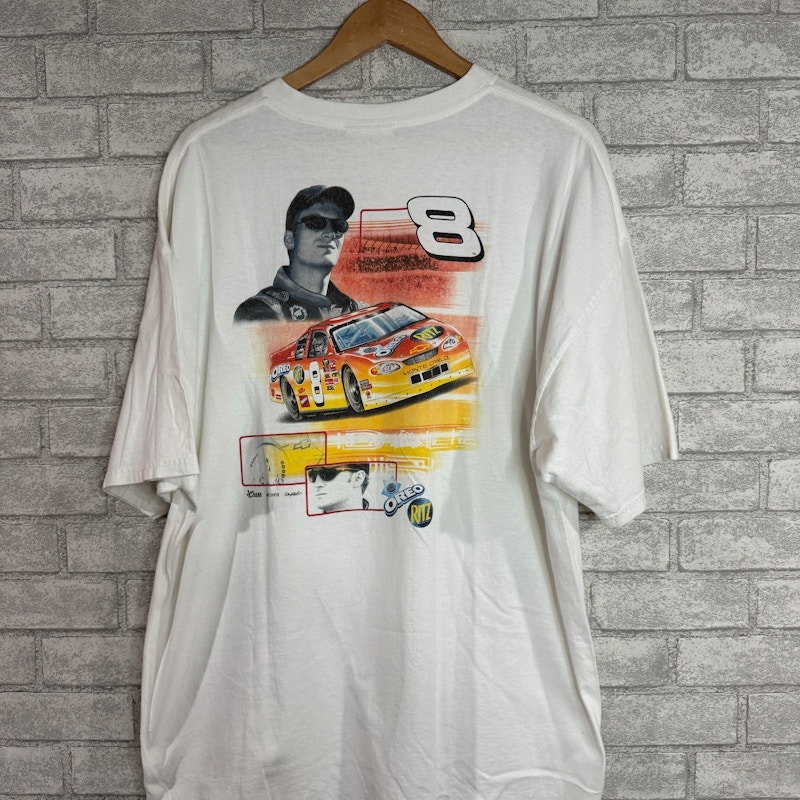 Vintage NASCAR Dale Jr. 2000s T-Shirt White