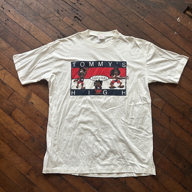 Vintage Tommy's High Spoof White T-Shirt Tommy Hilfiger