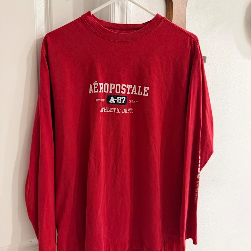 Y2K Aeropostale A-87 Athletic Dept Long Sleeve Shirt
