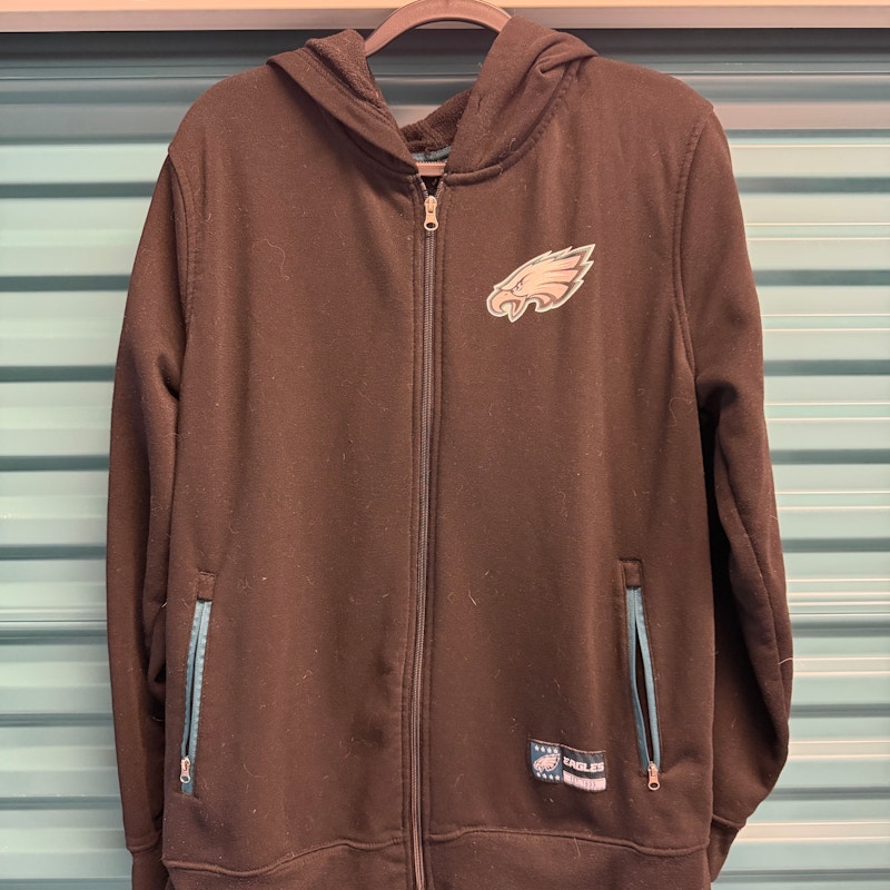 NFL Team Apparel Philadelphia Eagles Hoodie Black