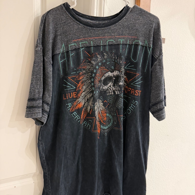 Affliction Graphic Logo T-Shirt Black