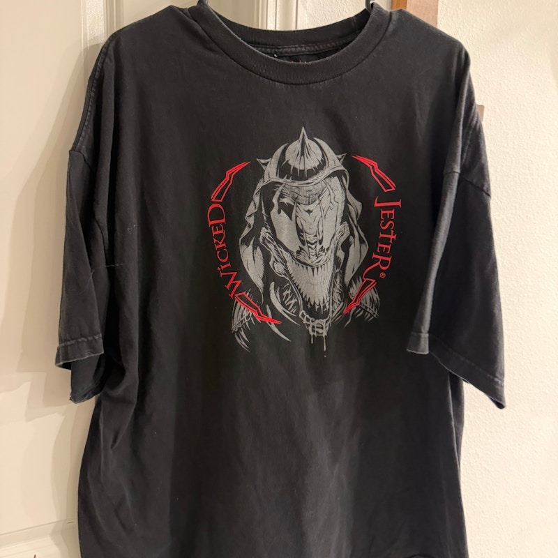 Wicked Jester Graphic T-Shirt Black