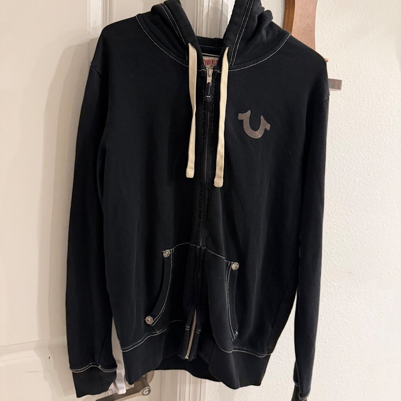 Y2K True Religion World Tour Zip Up Hoodie