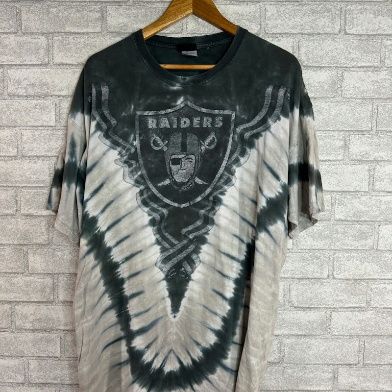 Vintage NFL Las Vegas Raiders 2000s T-Shirt Black/White