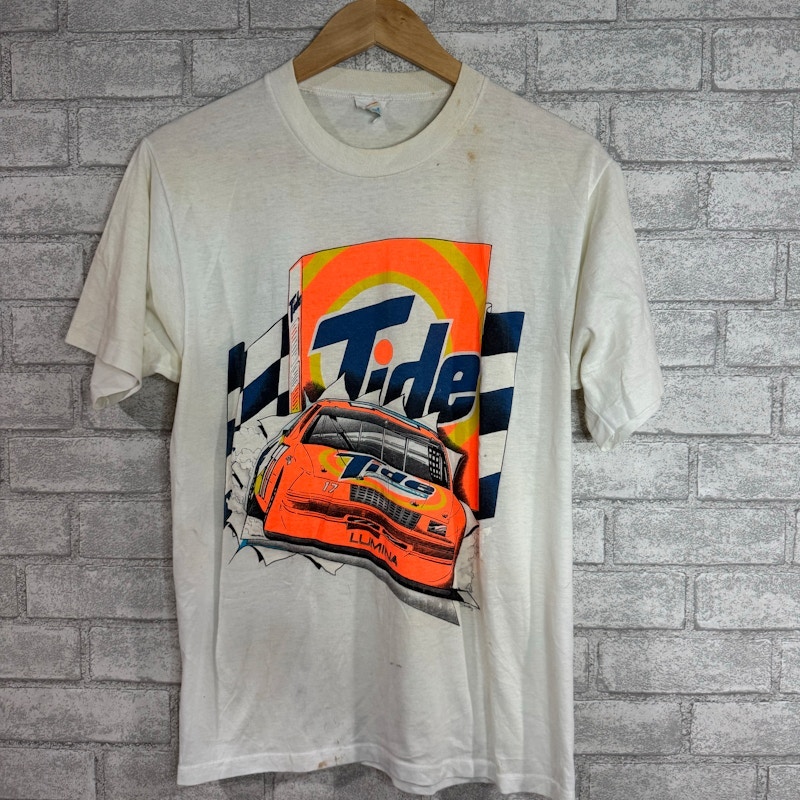 Vintage NASCAR Tide Racing Team 90s T-Shirt White