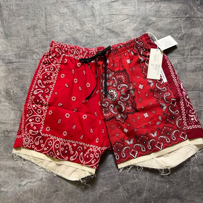 Children of the discordance Bandana Patch Short Pants Red