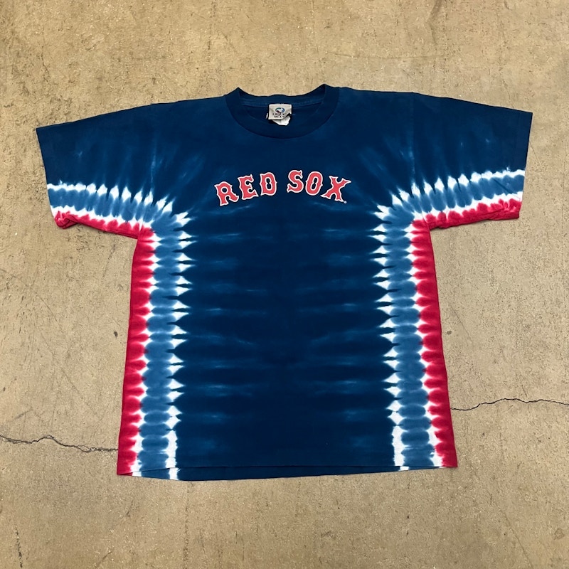 Vintage Y2K Liquid Blue Boston Red Sox Manny Ramirez T-Shirt Tie Dye