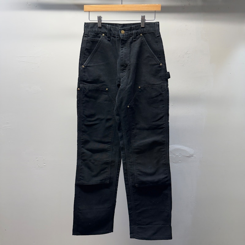 Carhartt Double Knee Pants Black Faded