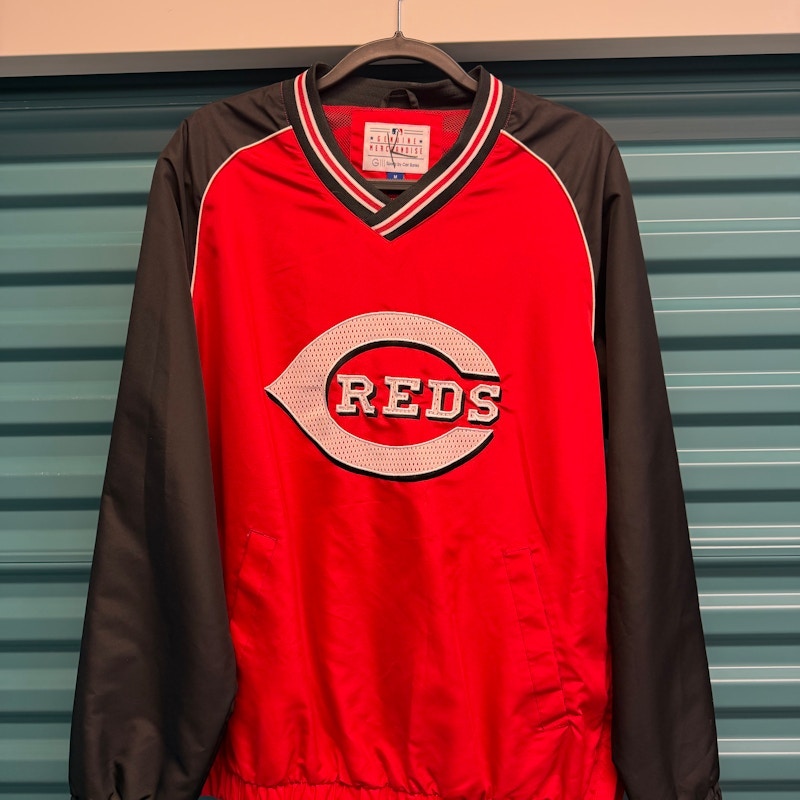 G-III Sports by Carl Banks Cincinnati Reds Pullover Jacket Red/Black