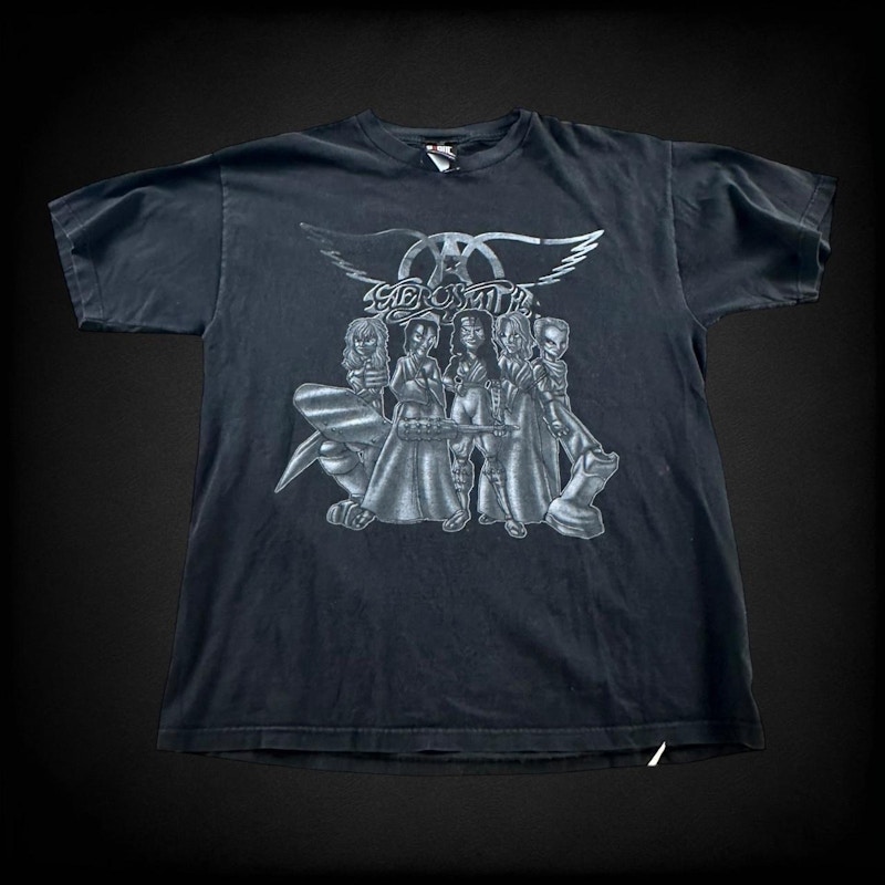 Vintage Aerosmith Roar of the Dragon Tour T-Shirt Black