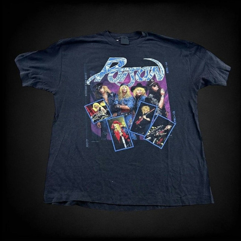 Poison Open Up and Say Ahh! T-Shirt Black