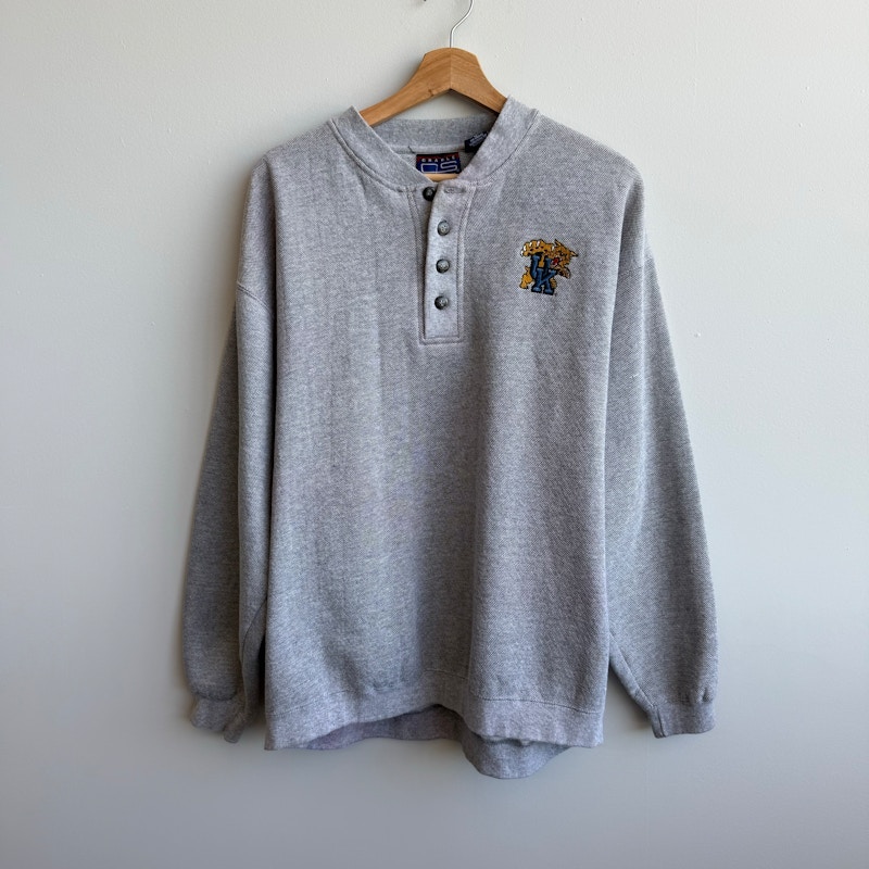 Vintage Kentucky Wildcats Crewneck Gray