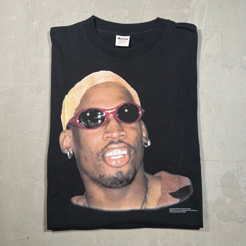 Vintage Dennis Rodman Today’s Trends 1996 T-Shirt Black