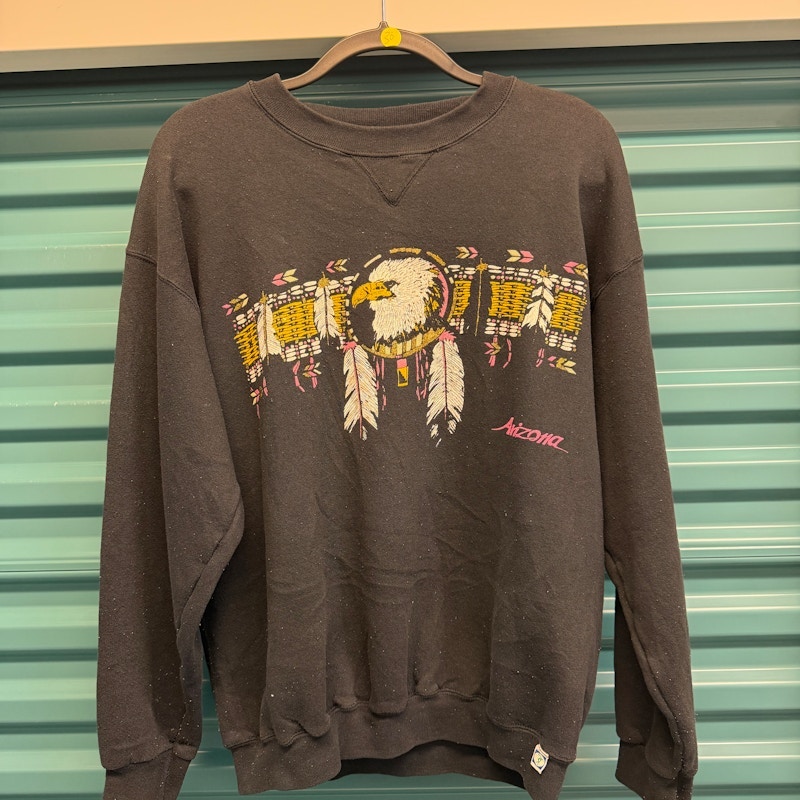 Arizona Sweatshirt Black Eagle Graphic