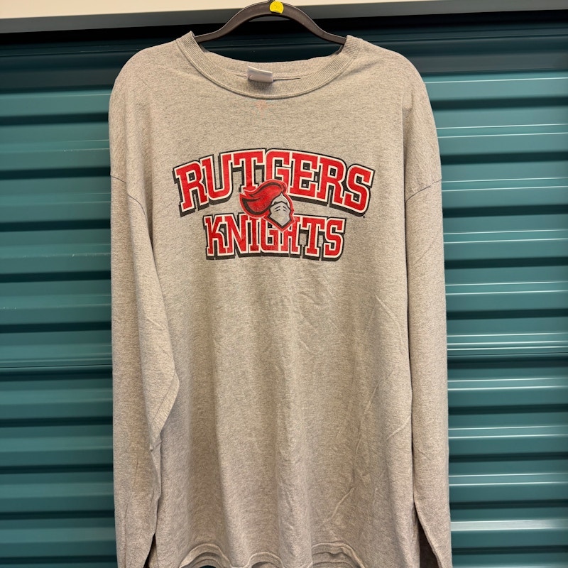 Champion Rutgers Knights Long Sleeve T-Shirt Grey