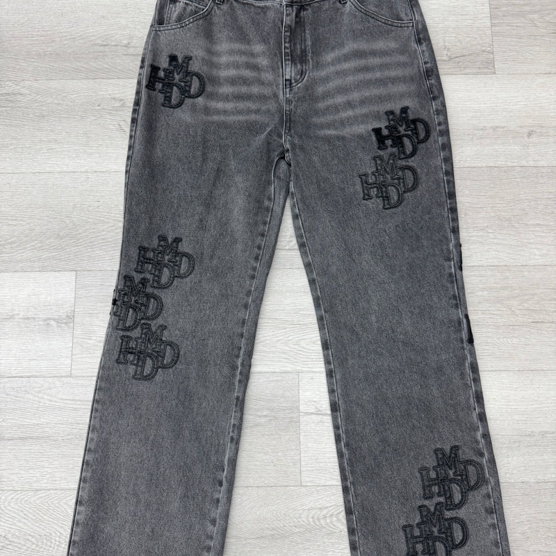 HMDD Double Black Patch Pants